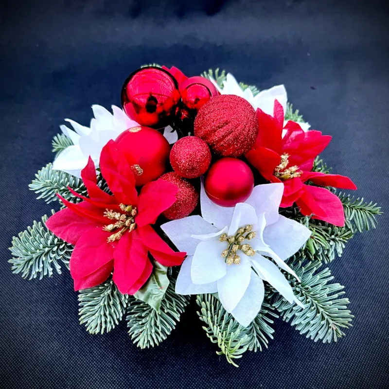 Christmas Grave Pot